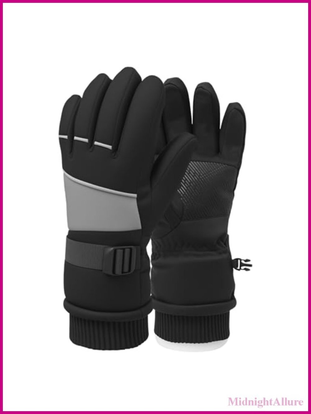 Winter Waterproof Ski Snow Gloves Windproof Thermal Touchscreen Fingers